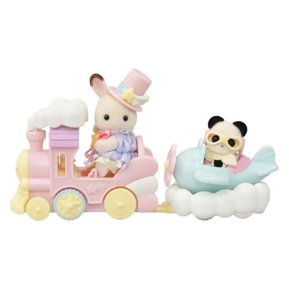 Sylvanian Families Park Ride Set Plane/Train